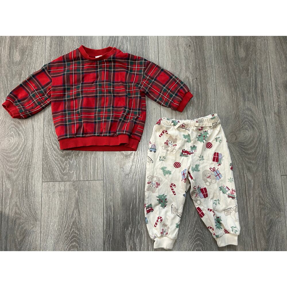 H&M Baby’s 100% Cotton 2 Piece Set - Sweatshirt/Pants Size 12 Months